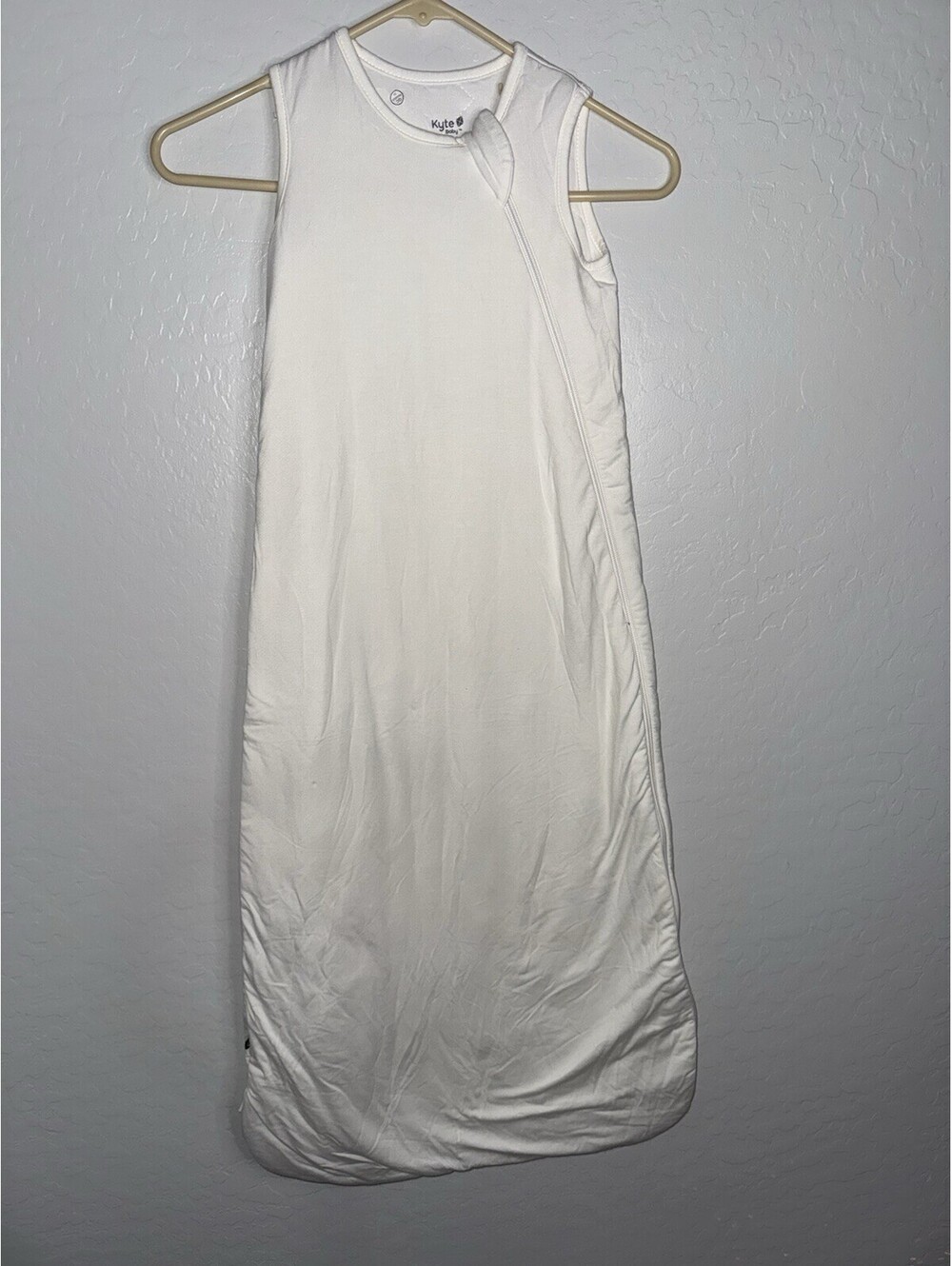 Kyte Baby 1.0 Tog Bamboo Sleep Bag Sleep Sack White L 18-36 Months NWOT